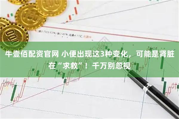 牛壹佰配资官网 小便出现这3种变化，可能是肾脏在“求救”！千万别忽视